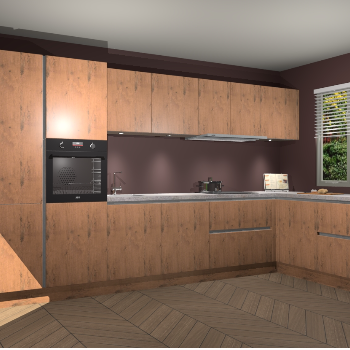 Astoria Eiken greeploze keuken Petten 94135