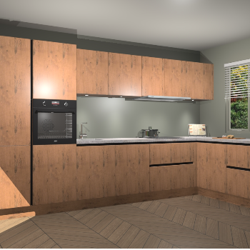 Astoria Eiken greeploze keuken Petten 94138