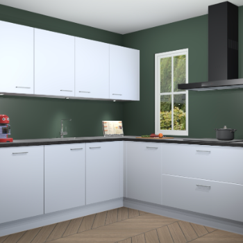 Sneeuwwitte keuken Paramaribo 95267