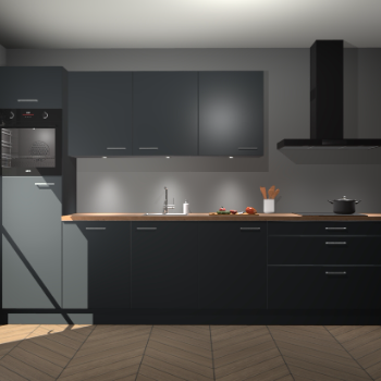 Onyxgrijze keuken Asmara 94313