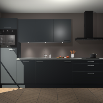 Onyxgrijze keuken Asmara 94319