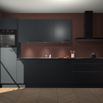 Onyxgrijze keuken Asmara 94338