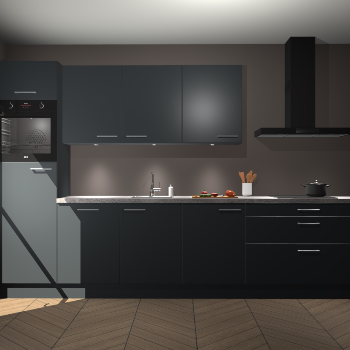 Onyxgrijze keuken Asmara 94376