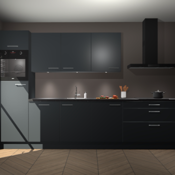 Onyxgrijze keuken Asmara 94382