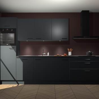 Onyxgrijze keuken Asmara 94385