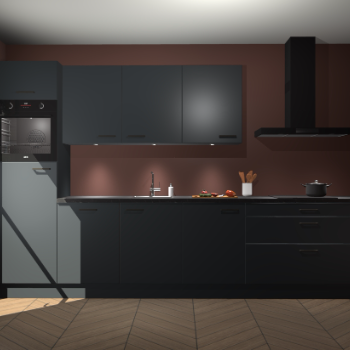 Onyxgrijze keuken Asmara 94386