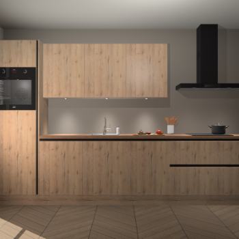Madera Natuur greeploze keuken Asmara 94399