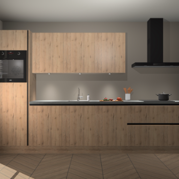Madera Natuur greeploze keuken Asmara 94423
