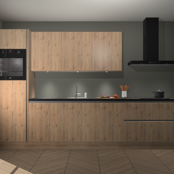Madera Natuur greeploze keuken Asmara 94426
