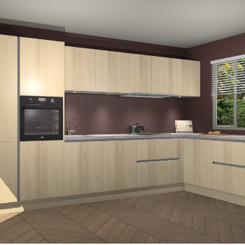 Vuren greeploze keuken Petten 94552