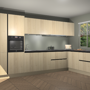 Vuren greeploze keuken Petten 94562