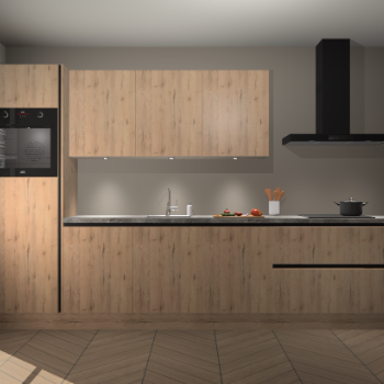 Madera Natuur greeploze keuken Asmara 94440