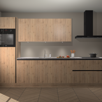 Madera Natuur greeploze keuken Asmara 94476