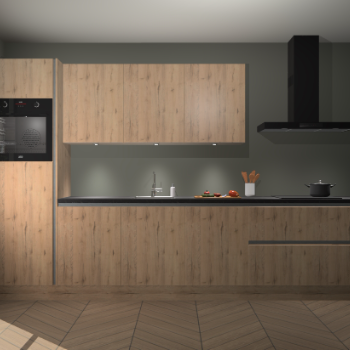 Madera Natuur greeploze keuken Asmara 94485