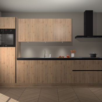 Madera Natuur greeploze keuken Asmara 94488