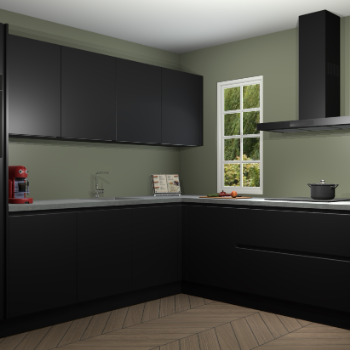 Zwarte greeploze keuken Paramaribo 95761