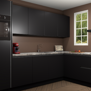 Zwarte greeploze keuken Paramaribo 95770