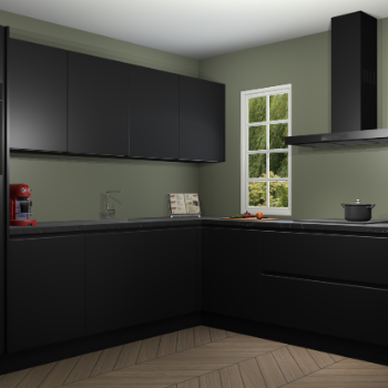 Zwarte greeploze keuken Paramaribo 95784