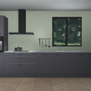 Onyxgrijze keuken Quito 35018