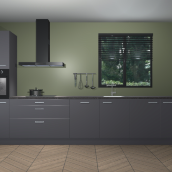 Onyxgrijze keuken Quito 35021