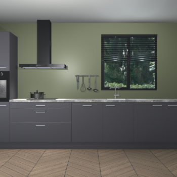 Onyxgrijze keuken Quito 35077