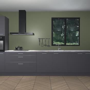 Onyxgrijze keuken Quito 35083