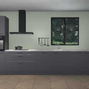 Onyxgrijze keuken Quito 35086