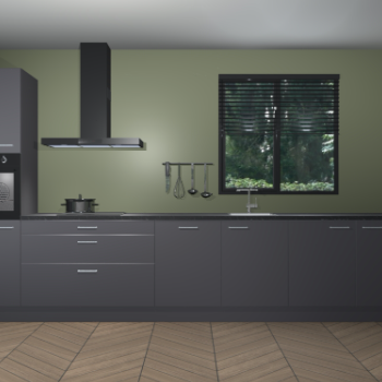 Onyxgrijze keuken Quito 35089