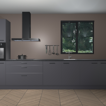 Onyxgrijze keuken Quito 35091