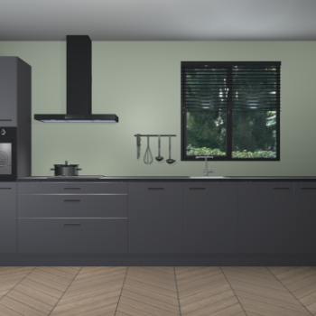 Onyxgrijze keuken Quito 35092