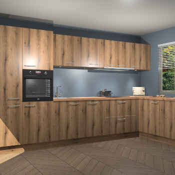 Goud Eiken keuken Petten 94040