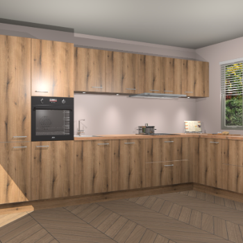 Goud Eiken keuken Petten 94041