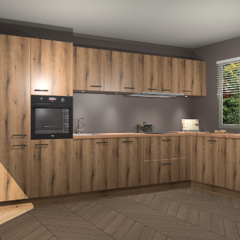 Goud Eiken keuken Petten 94044