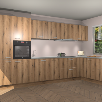 Goud Eiken keuken Petten 94661