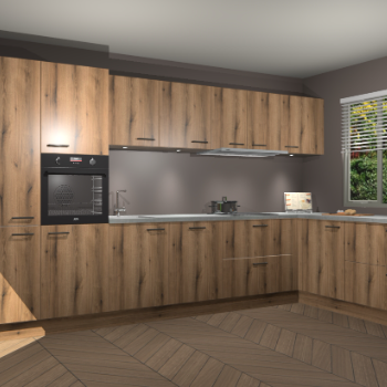 Goud Eiken keuken Petten 94664