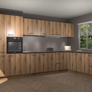 Goud Eiken keuken Petten 94670