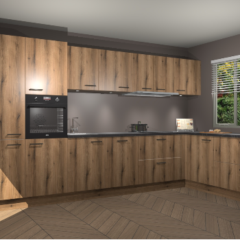 Goud Eiken keuken Petten 94688