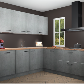 Beton Parelgrijs keuken Paramaribo 96102