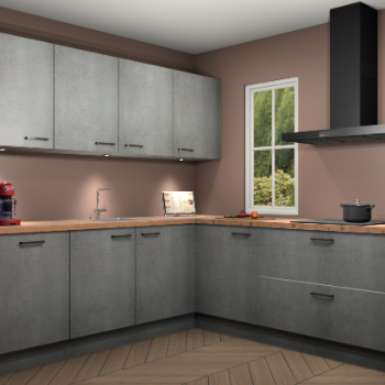 Beton Parelgrijs keuken Paramaribo 96103