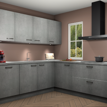 Beton Parelgrijs keuken Paramaribo 96109