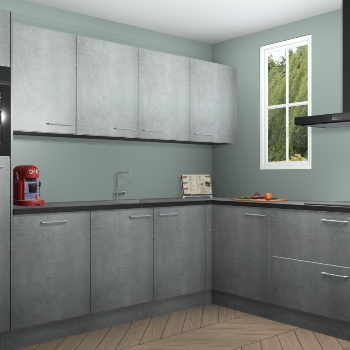 Beton Parelgrijs keuken Paramaribo 96111