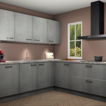 Beton Parelgrijs keuken Paramaribo 96121