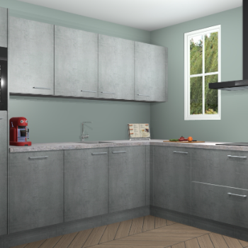 Beton Parelgrijs keuken Paramaribo 96123