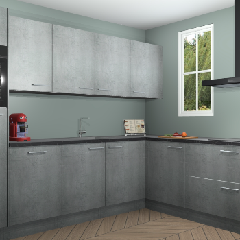 Beton Parelgrijs keuken Paramaribo 96129