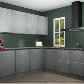 Beton Parelgrijs keuken Paramaribo 96130