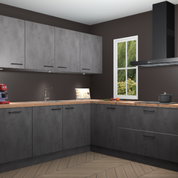 Beton Antraciet keuken Paramaribo 96142