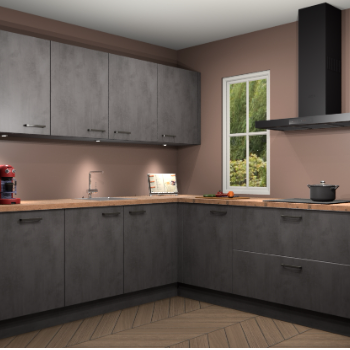 Beton Antraciet keuken Paramaribo 96143