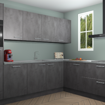 Beton Antraciet keuken Paramaribo 96145