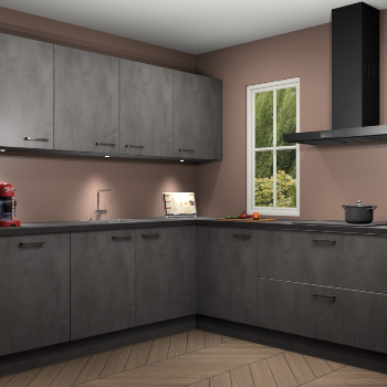 Beton Antraciet keuken Paramaribo 96155