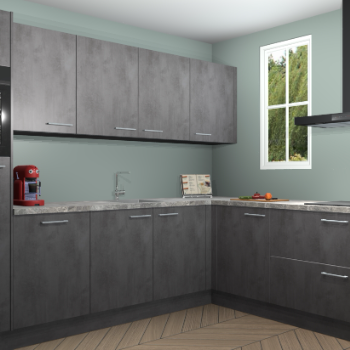 Beton Antraciet keuken Paramaribo 96157